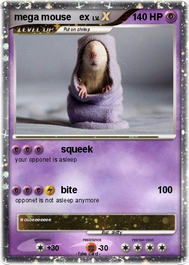 Pokemon mega mouse   ex