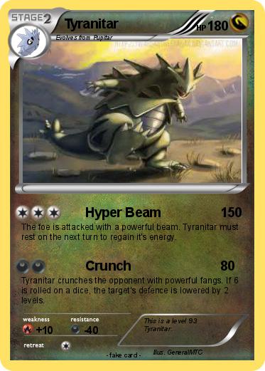 Pokemon Tyranitar