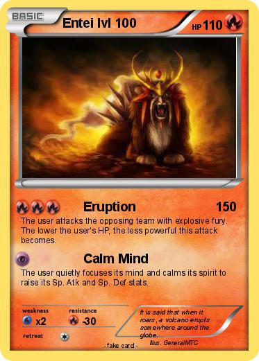 Pokemon Entei lvl 100