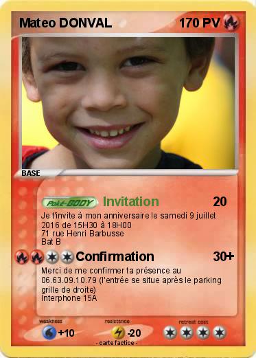 Pokemon Mateo DONVAL