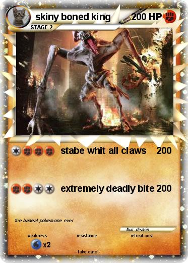 Pokemon skiny boned king