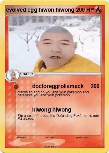 Pokemon evolved egg hiwon hiwong