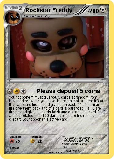Pokemon Rockstar Freddy