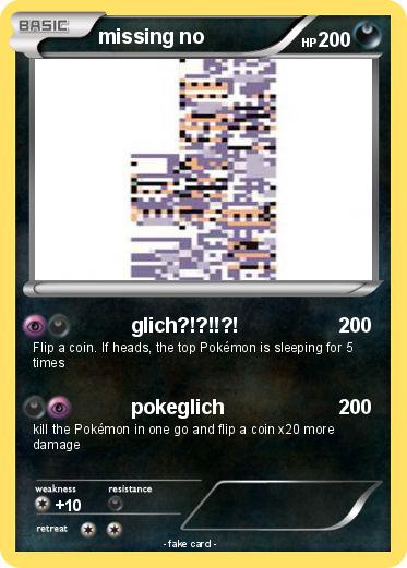 Pokemon missing no