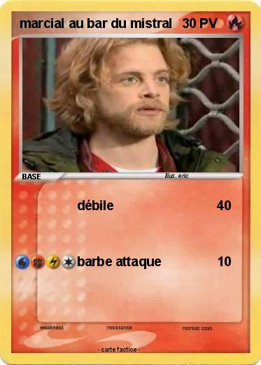 Pokemon marcial au bar du mistral
