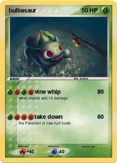 Pokemon bulbasaur