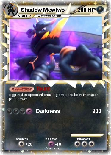 Pokemon Shadow Mewtwo