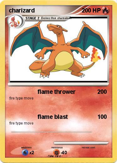 Pokemon charizard
