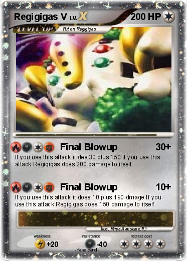 Pokemon Regigigas V