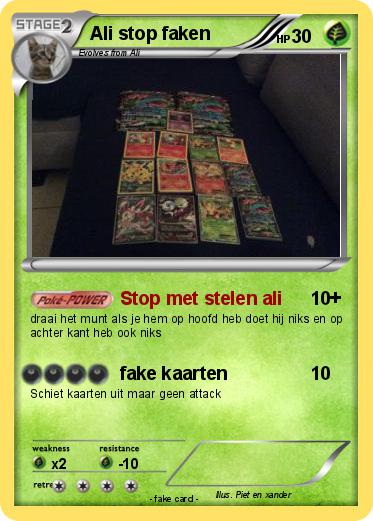 Pokemon Ali stop faken
