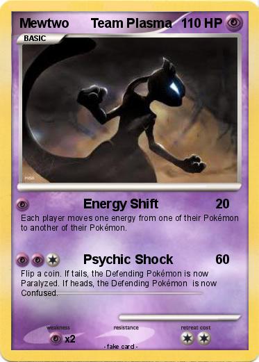 Pokemon Mewtwo      Team Plasma
