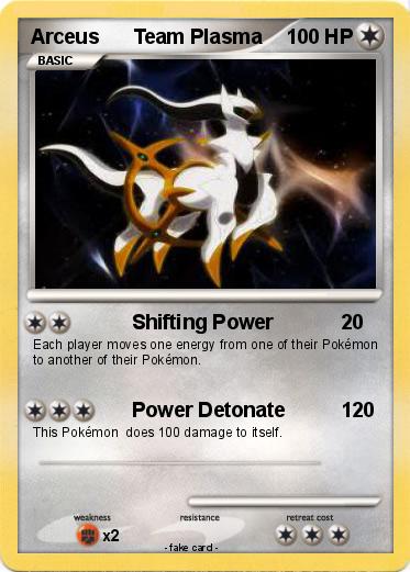 Pokemon Arceus      Team Plasma