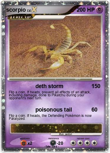 Pokemon scorpio