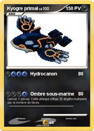Pokemon Kyogre primal