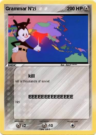 Pokemon Grammar N'zi