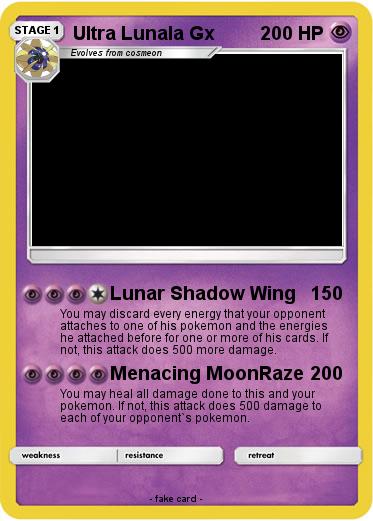 Pokemon Ultra Lunala Gx