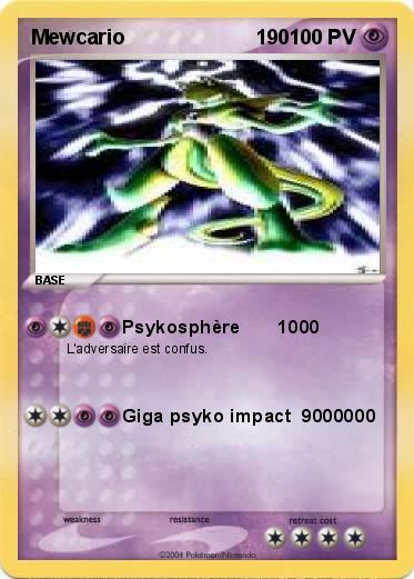 Pokemon Mewcario                       190