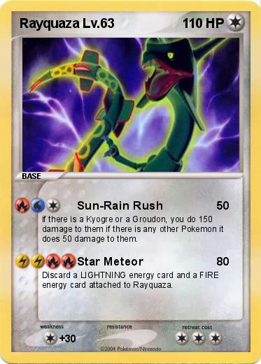 Pokemon Rayquaza Lv.63