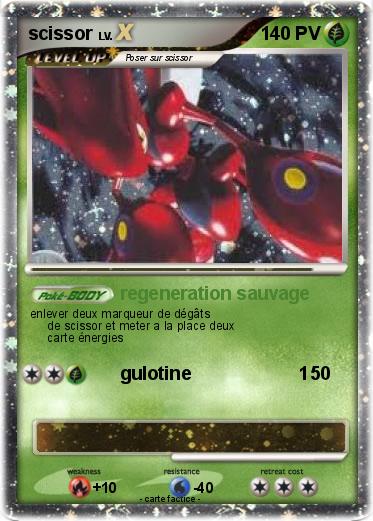 Pokemon scissor