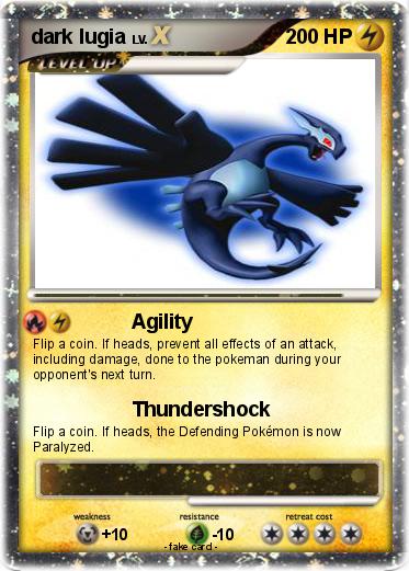 Pokemon dark lugia