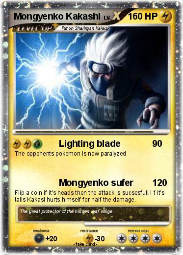 Pokemon Mongyenko Kakashi