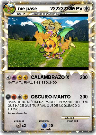 Pokemon me pase          222222222