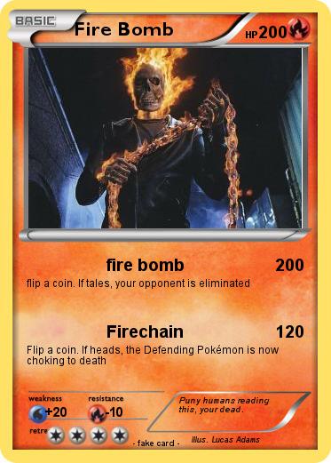 Pokemon Fire Bomb