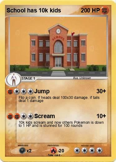 Pokemon School has 10k kids