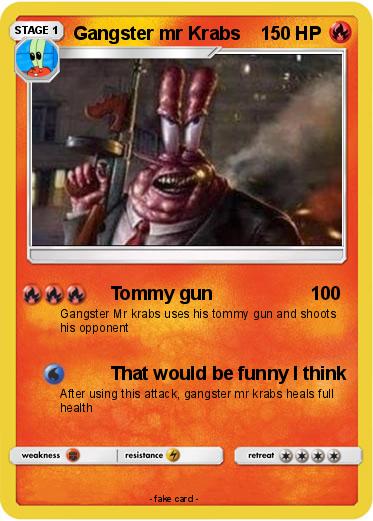 Pokemon Gangster mr Krabs