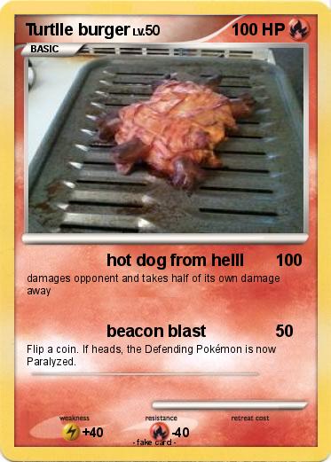 Pokemon Turtlle burger