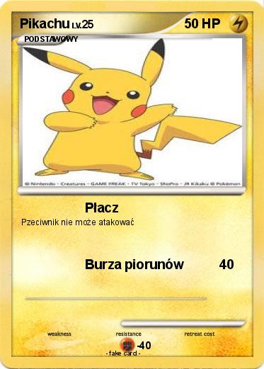 Pokemon Pikachu