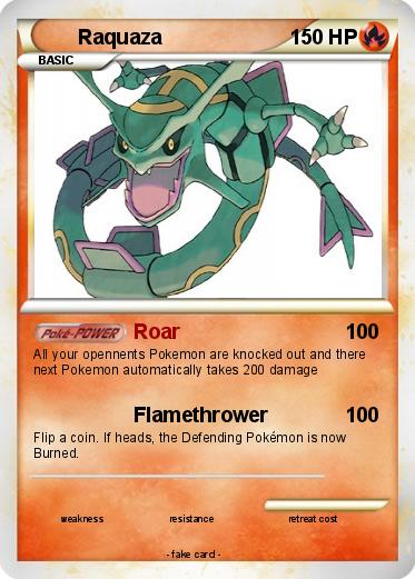 Pokemon Raquaza