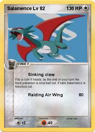Pokemon Salamence Lv 82