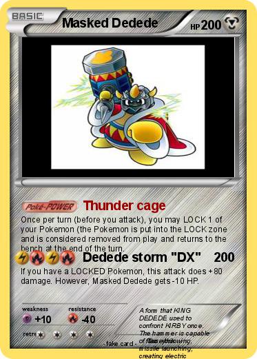 Pokemon Masked Dedede