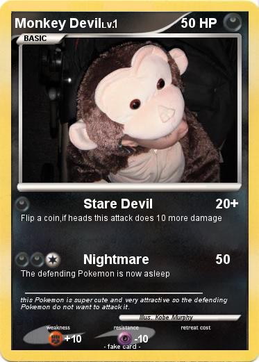 Pokemon Monkey Devil
