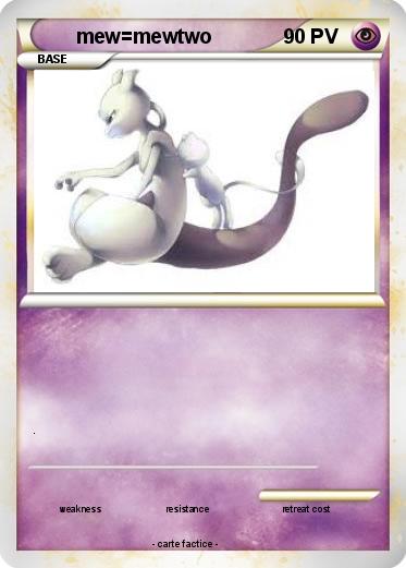 Pokemon mew=mewtwo