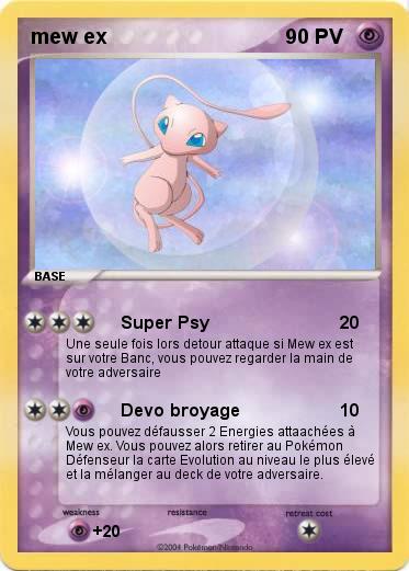 Pokemon mew ex 
