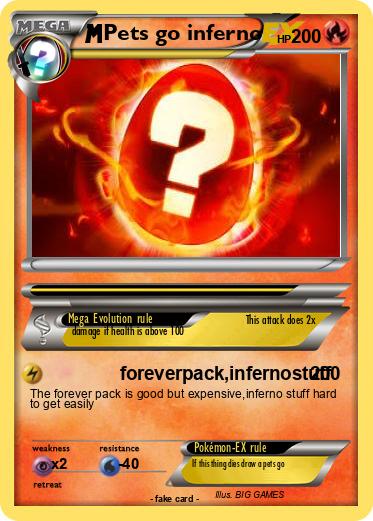 Pokemon Pets go inferno