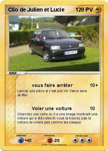 Pokemon Clio de Julien et Lucie