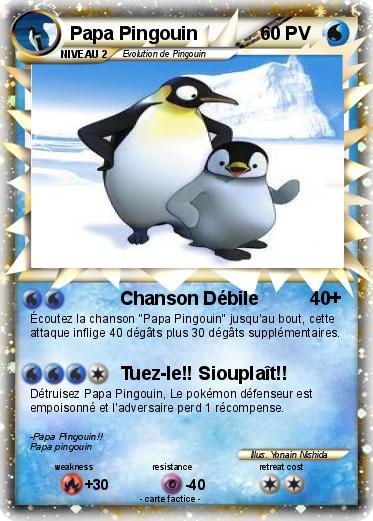 Pokemon Papa Pingouin