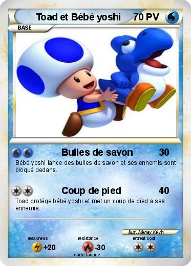 Pokemon Toad et Bébé yoshi