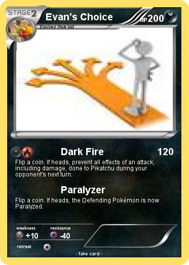Pokemon Evan's Choice