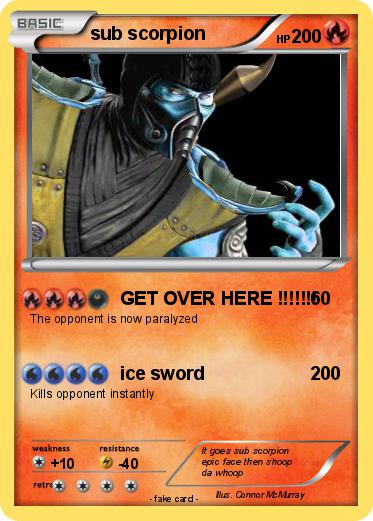 Pokemon sub scorpion