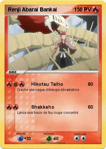 Pokemon Renji Abarai Bankai