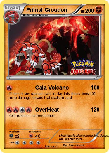 Pokemon Primal Groudon