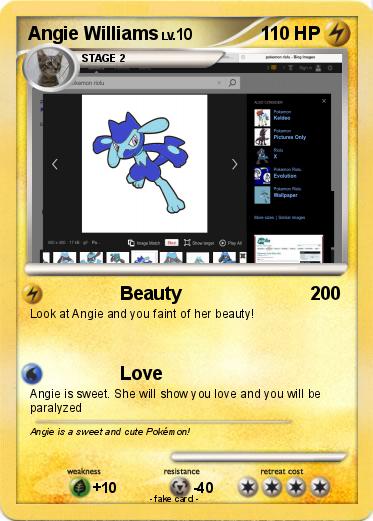 Pokemon Angie Williams