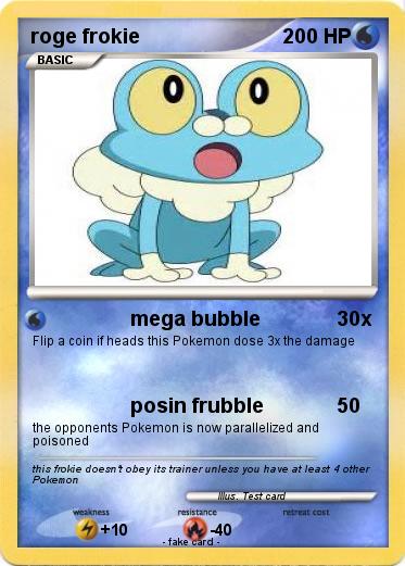 Pokemon roge frokie