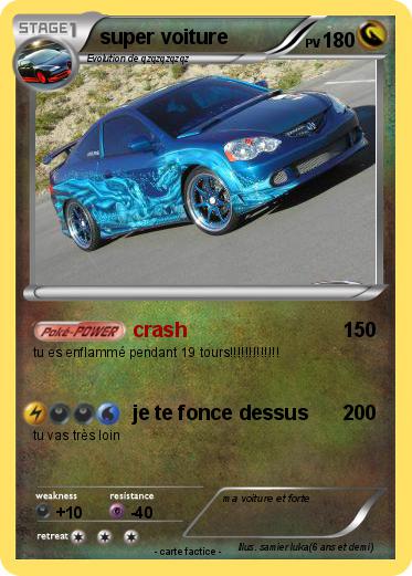 Pokemon super voiture