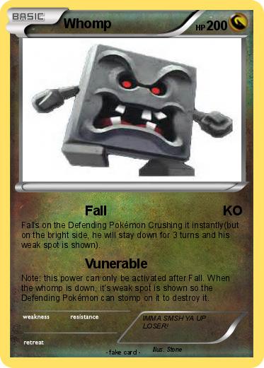 Pokemon Whomp