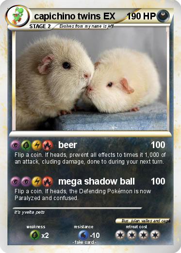 Pokemon capichino twins EX